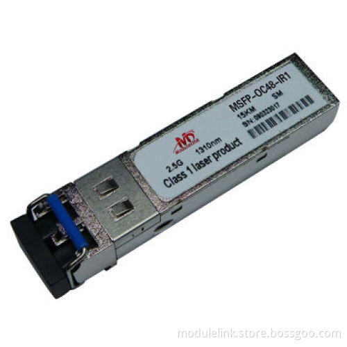 SFP Optic Module, 2.5G 1310nm 15km, Sonet OC-48/SDH STM-16, Gigabit Ethernet/Fiber Channel